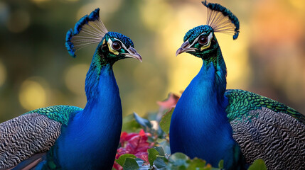 Obraz premium beautiful peacock