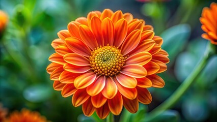 Close up of a vibrant orange flower with delicate petals, orange, flower, close up, vibrant, petal, blossom, nature