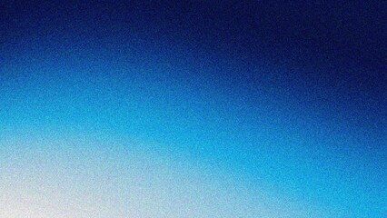 Fototapeta premium Blue grainy background, noisy color gradient banner, texture poster header cover backdrop design