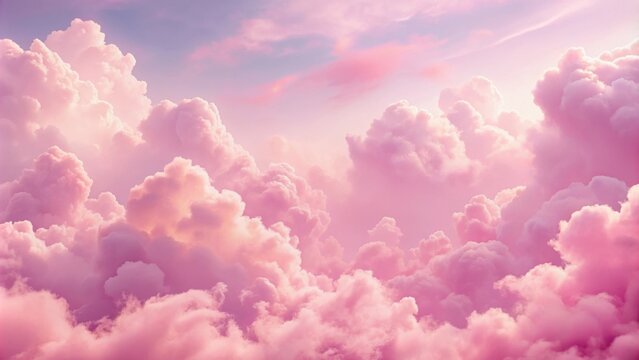 Pink clouds background ideal for dreamy and serene aesthetic, pink, clouds, dreamy, serene, sky, tranquil, fluffy, cotton candy