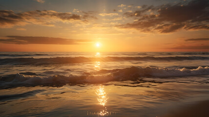 Fototapeta premium The Golden Horizon