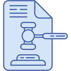 Obraz premium Law Icon