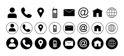 Contact Line Icons. Editable Stroke. Pixel Perfect. For Mobile and Web. Contains such icons as Like Button, Location, Calendar, Messaging, Network.