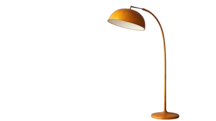 Elegant arch lamp with a golden finish, perfect for modern home decor and stylish lighting solutions.