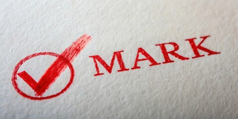 A concept of receiving a demerit or penalty in the form of a red mark on a paper, punishment, consequence, failure