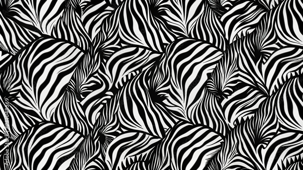 Canvas Prints Abstract zebra seamless background perfect for fashion prints and interior design, zebra, abstract