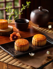Delicious mooncakes for Mid-Autumn Festival