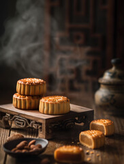 Delicious mooncakes for Mid-Autumn Festival