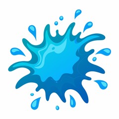 illustration of a splash of water