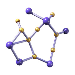 3d render of molecule