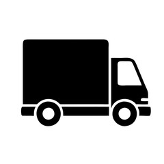 truck isolated on white