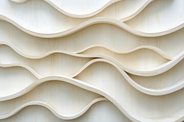 Abstract background of white plywood texture created with generative AI