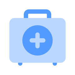 Obraz premium first aid kit duotone icon