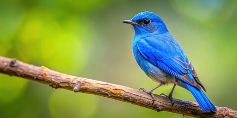 Blue bird sitting on a tree branch , nature, wildlife, feathers, outdoors, wings, perched, beautiful, small, colorful, avian, singing