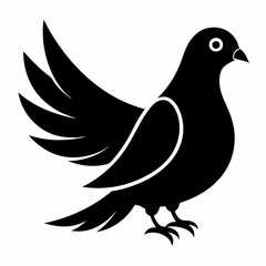 Dove Black silhouette