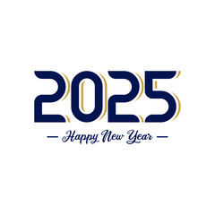 2025 design element vector with creative modern idea concept