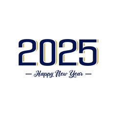 2025 design element vector with creative modern idea concept