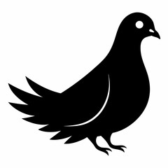 Dove Black silhouette