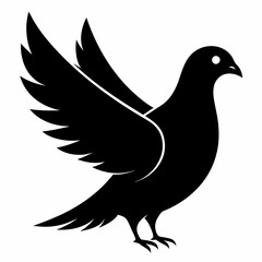 Dove Black silhouette