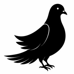 Dove Black silhouette