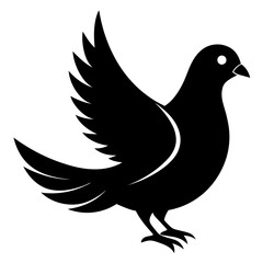 Dove Black silhouette