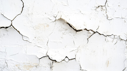 Obraz premium Weathered old wall with visible cracks and signs of age