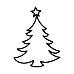 Doodle Christmas Line elements