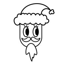 Doodle Christmas Line elements