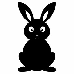 Obraz premium easter Black silhouette