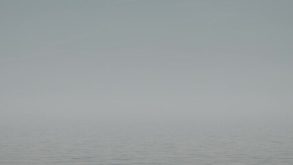 heavy sea fog calm ocean water surface texture background video