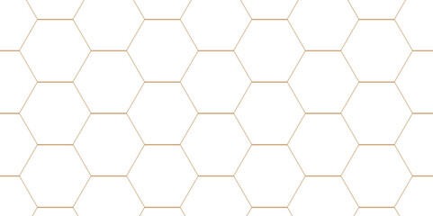 Abstract square digital grid pattern background with hexagons. modern hexagon polygonal technology vector. seamless bright white abstract honeycomb science digital texture background.