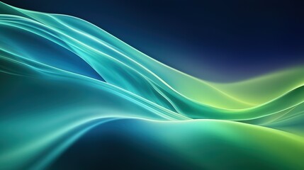 Obraz premium Minimalist Green Gradient Wallpaper. A smooth gradient from light to dark green.