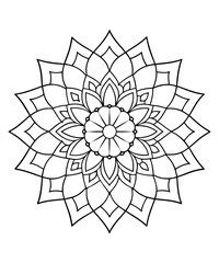 Floral SVG, flower SVG, wildflower SVG, spring SVG, floral mandala SVG, mandala SVG, SVG floral, floral design SVG, flower SVG files