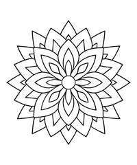 Floral SVG, flower SVG, wildflower SVG, spring SVG, floral mandala SVG, mandala SVG, SVG floral, floral design SVG, flower SVG files