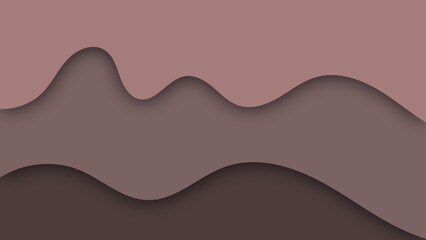 Abstract paper cut shape wave background