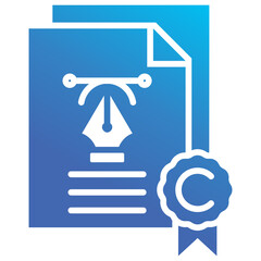 Copyrighted Graphic Design Icon
