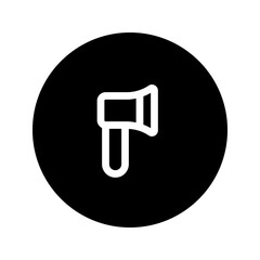 axe line circular icon