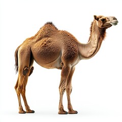 Portrait of a camel full body standing front view   523 camel, desert, animal, mammal, sand, nature, dromedary, hump, travel, sahara, isolated, zoo, tourism, arabian, wildlife, camels, dune, egypt, tr