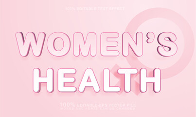 women's health text graphic