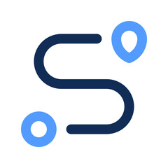 route outline color icon
