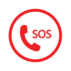 emergency call icon vector design