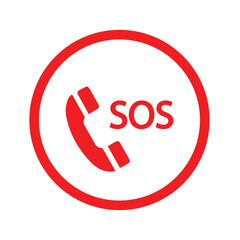 emergency call icon vector design