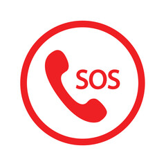 emergency call icon vector design