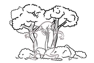 Japanese ghost yokai named　betobetosan