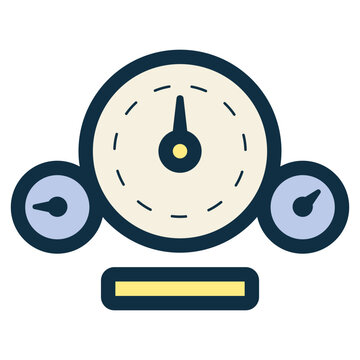 recommend clip art: speedometer gauge measuring vehicle speed icon