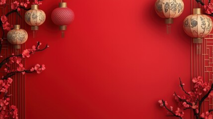 Traditional chinese style festival celebration background