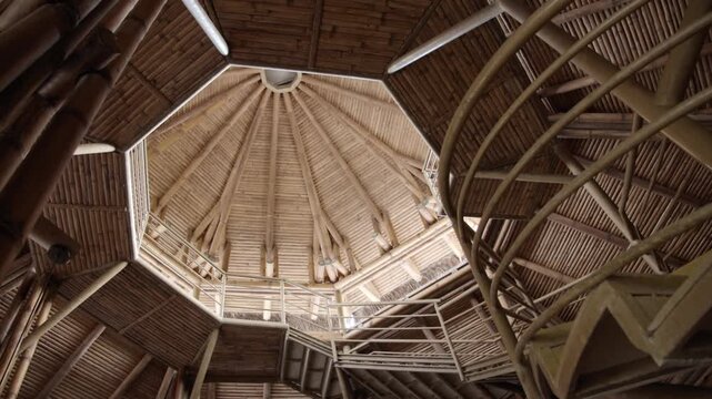 Amazing and unique architecture of luxury eco lodge with high end materials