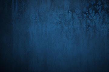 Fototapeta premium Abstract grunge sapphire blue background with marbled texture. Black blue abstract background. Navy blue grunge texture. Toned dark rough texture for any construction related 