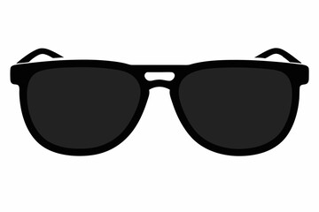 Sunglasses icon, sunglasses vector silhouette