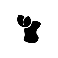 fruit apple of logo